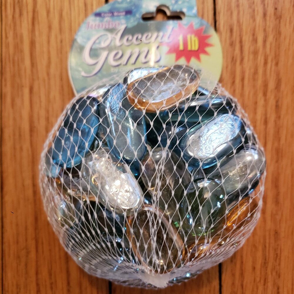 Glass Gems Dome Vase Filler Decorative Beads Marble Pebbles Stones Craft Decor
